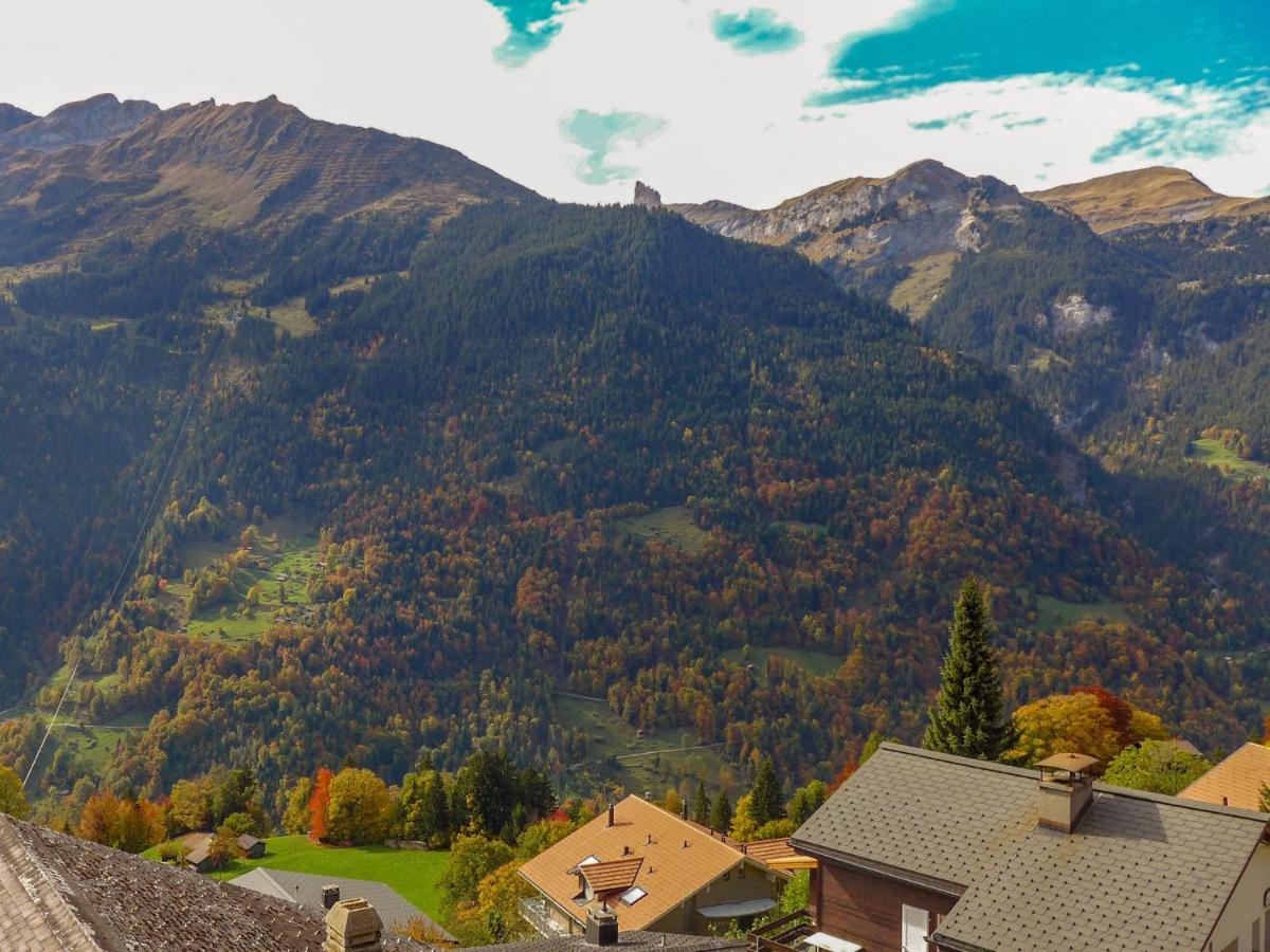 Apartment Bergkristall Wengen Bagian luar foto